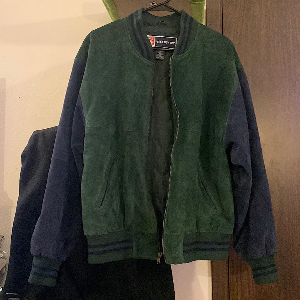 Vintage Free Country Leather Jacket size Medium